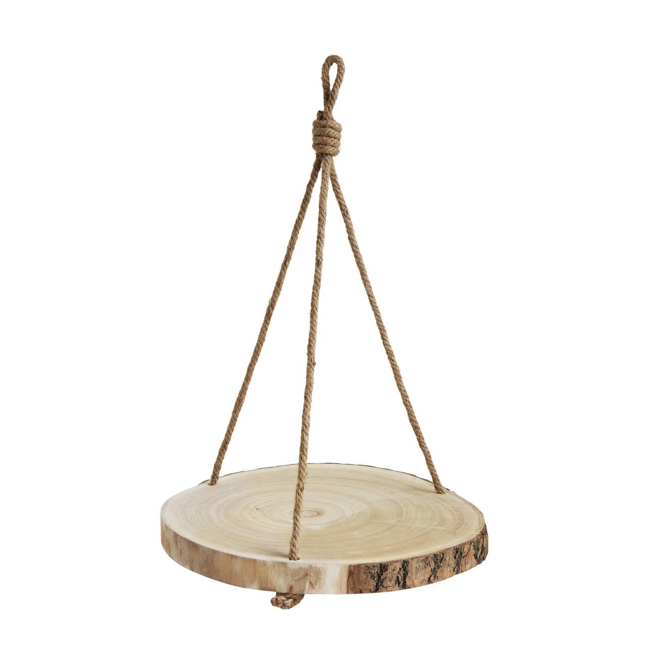 Hello Honey® 16" Round Paulownia Hanging Wood Slice
